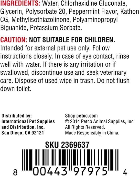 dog dental wipes petco