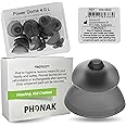 Phonak Power 4.0 Kuppel, groß (13 mm), 10 Kuppeln, Original-OEM-Ersatzteil, für Hörgeräte von Sonova, für Phonak Audeo Marvel