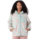 Roxy Women's Bonded Sherpa Jacket &ndash; Oversized Fit, Faux Sherpa Fleece, Pfas-free, Snap Front, Zipper Pockets