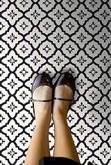 FloorPops Comet Peel & Stick Floor Tiles 12 x 12 Blacks Set of 10 view 5