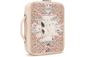 Montana West Western Style Embroidered Bible Covers for Women Men Book Carrying Case Church Bag Outdoor Bible Protective