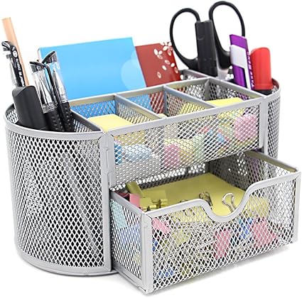 Ecotek Tisch-Organizer Schreibtisch-Organizer mit Stiftehalter