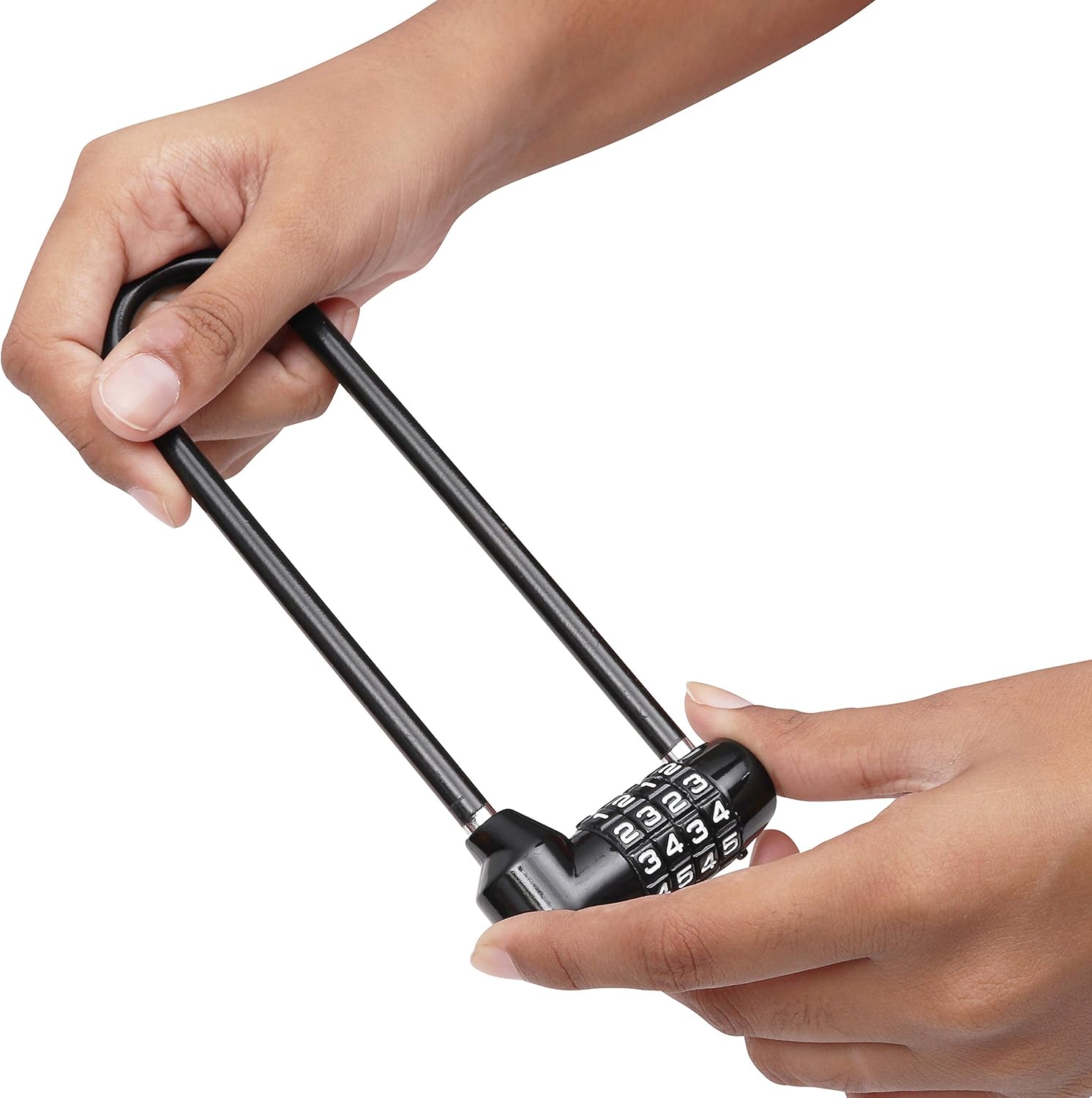 Padlock - 4 Digit Combination Lock (6 Inch ) - Easy to Operate and Resettable - Heavy Duty Steel Lock for Gym, School, Office, Locker, Outdoor, Fence Gates, Indoor - - 