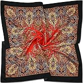 corciova XL 40x40 Satin Square – Oversized Silk-Feel Fashion Scarf for Women, Hair Wrap, Headband, Bandana, Neckwear