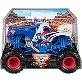 Monster Jam, Official Lucas Stabilizer Monster Truck, Collector Die-Cast Vehicle, 1:24 Scale, Kids Toys for Boys and Girls Ages 3 and up