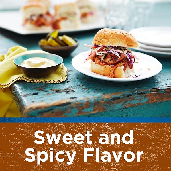 KRAFT SWEET & SPICY SLOW-SIMMERED BBQ BARBECUE SAUCE (18 OZ BOTTLE)