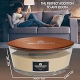 DECO EXPRESS Double Wick Crackle Candle, 50H Burn Time, Cozy Home Decor view 6