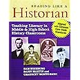 Reading Like a Historian: Teaching Literacy in Middle and High School History Classrooms―Aligned with Common Core State Stand