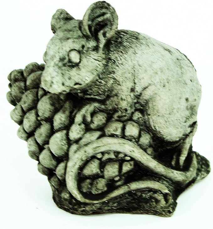 Amazon.com : Mini Mouse Garden Statue Cement Figure Concrete Sculpture
