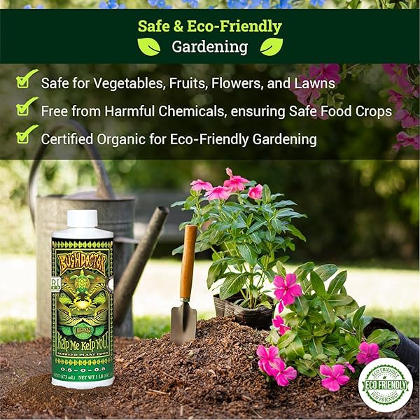 FOXFARM BUSHDOCTOR KELP ME KELP YOU FERTILIZER, LIQUID SEAWEED EXTRACT FOR PLANTS, VEGETABLES, & FLOWERS – PROMOTES ROOT GROWTH & SOIL HEALTH – PERFECT FOR HYDROPONICS & SOIL, NPK 0.5-0-0.5 (PINT)