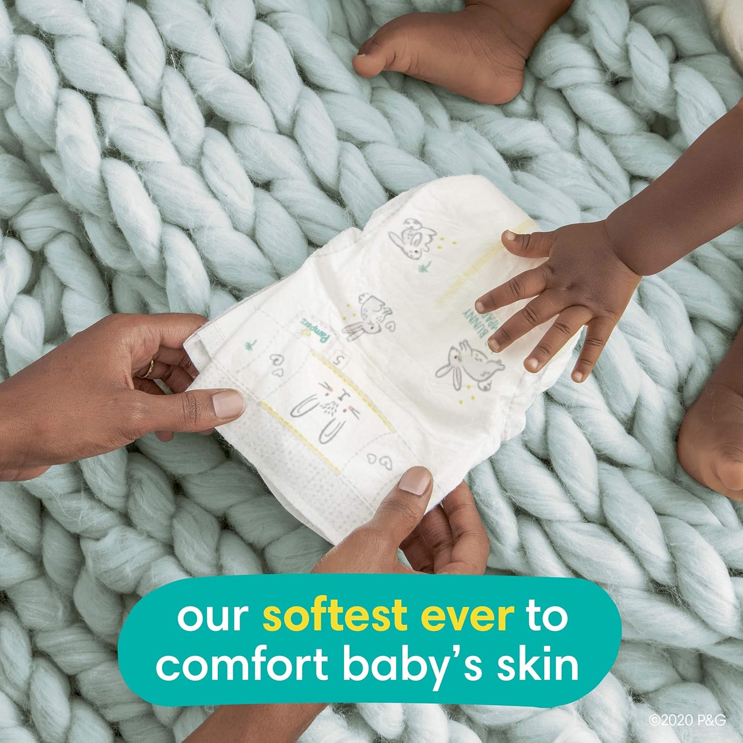 Baby Diapers Newborn/Size 1 (8-14 lb), 198 Count - Pampers Swaddlers, ONE MONTH SUPPLY (Packaging and Prints on Diapers May Vary): Health & Personal Care