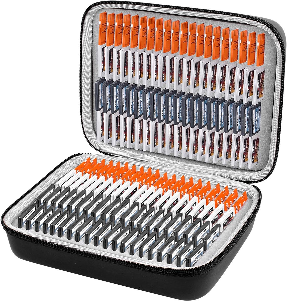 Game Cartridge Holder Case for 160 Nintendo 3DS 3DSXL 2DS 2DSXL DS DSi, Storage Organizer Compatible with Nintendo Switch Game, Sony PS Vita Games, Playstation Vita Memory Card and SD Cards (Box Only)