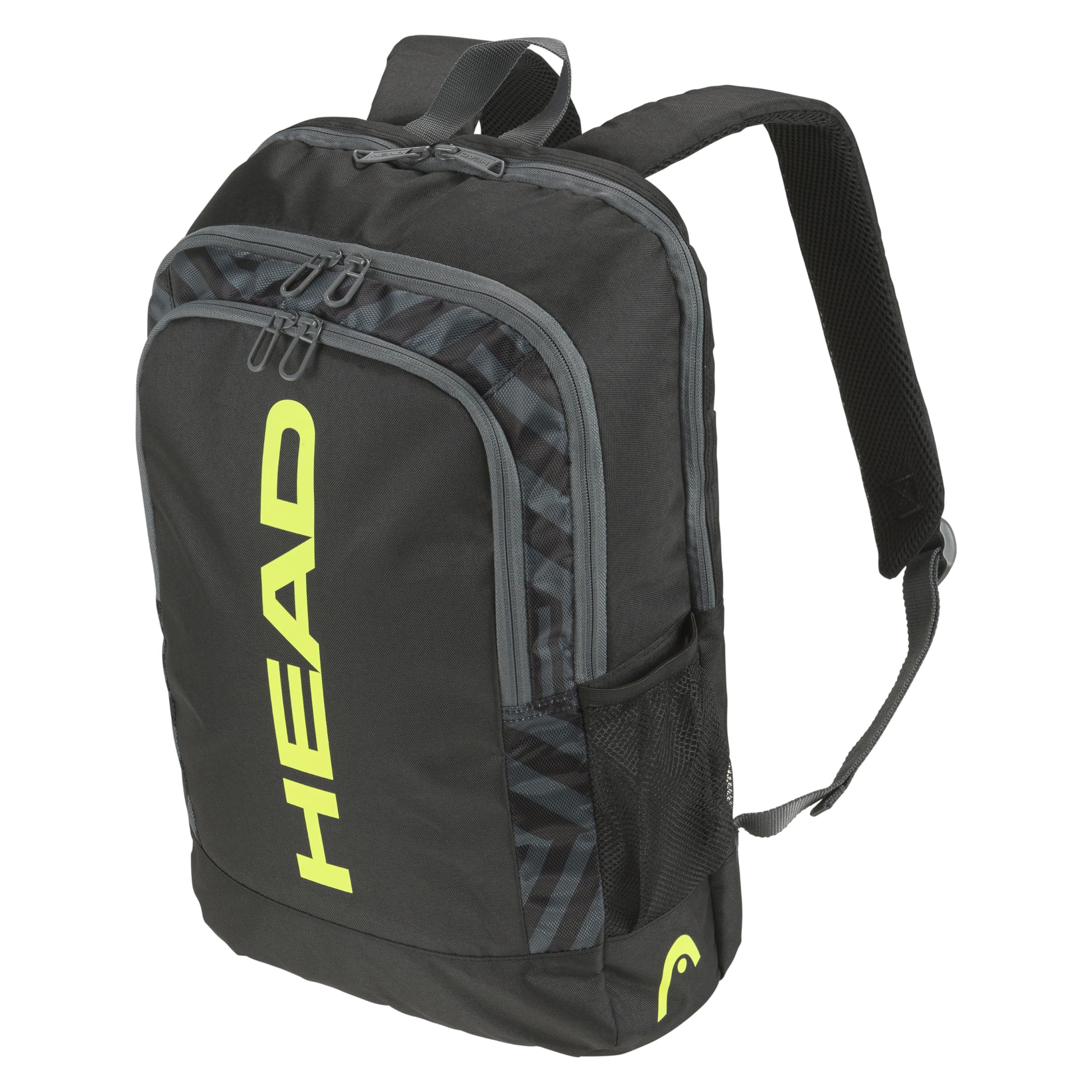HEAD Base Backpack 17L, Black/Yellow