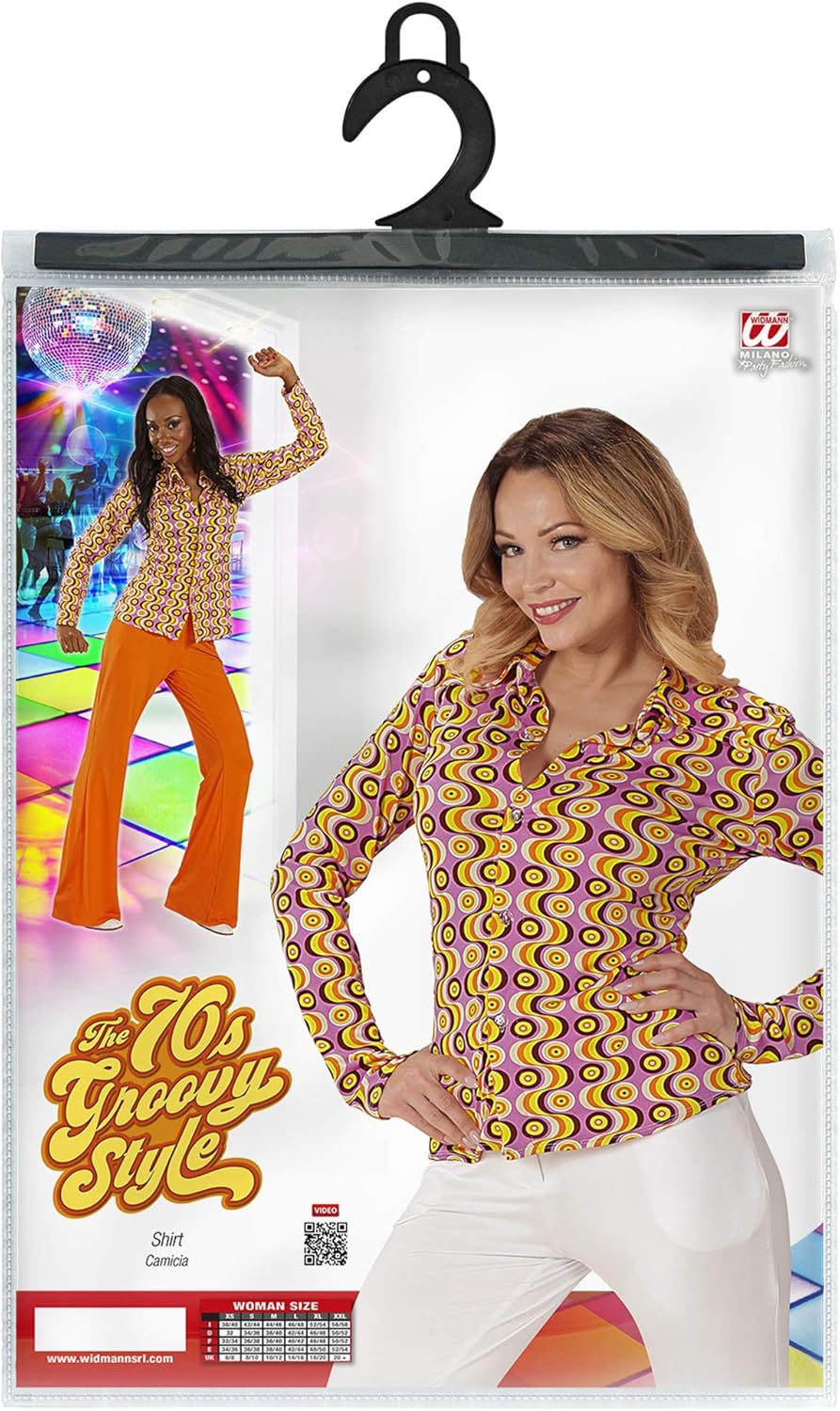 Widmann 70s Blouse Discs, L-XL - Image 3