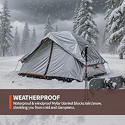 Emergency Mylar Blanket, 4 Pack, Thermal Space