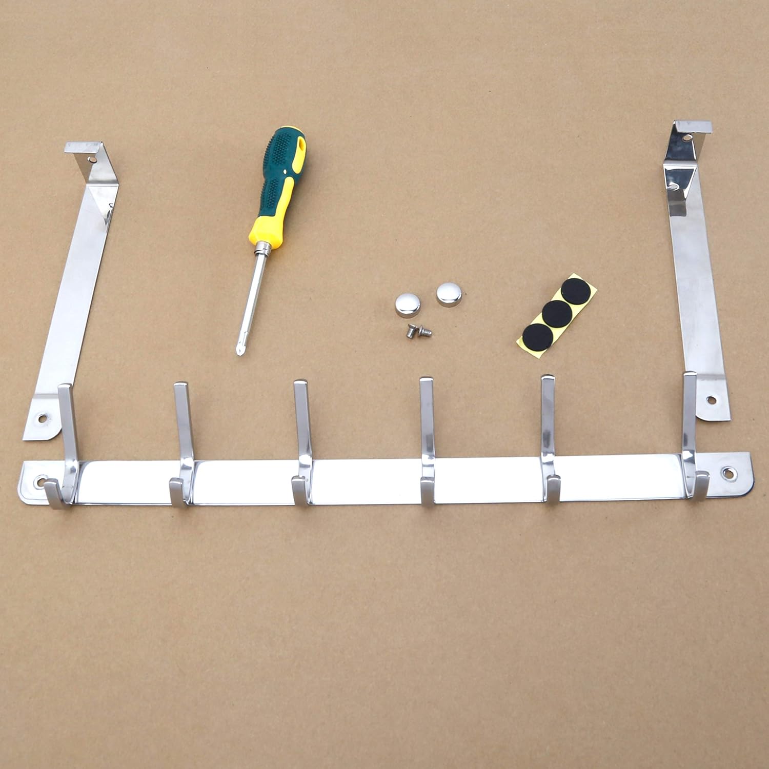 Over Door Coat Rack Dseap Over The Door Hook Hanger Chromed Hat Rack