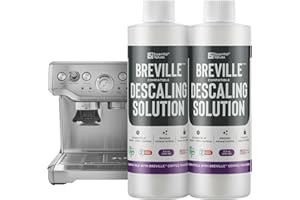Essential Values Descaling Solution Compatible with Breville - Coffee Pot Cleaner and Descaler - Descaler Specially Formulated for Breville Coffee Machines - 12 Month Supply 2-Pack