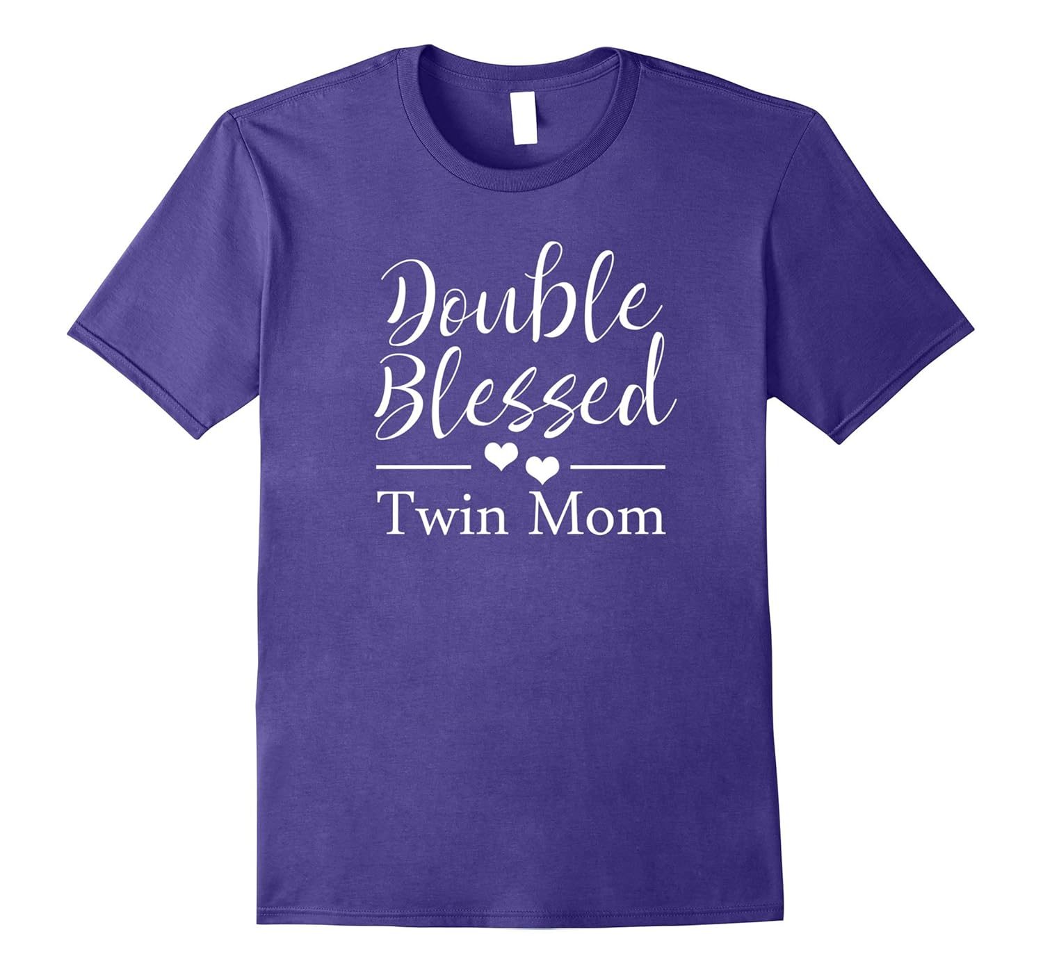 Double Blessed Twin Mom T-Shirt-ANZ