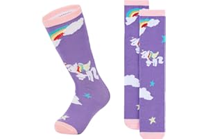 Zando Toddler Soccer Socks Breathable Kids Football Baseball Socks Cotton Toddler Knee High Socks Pattern Printed Socks