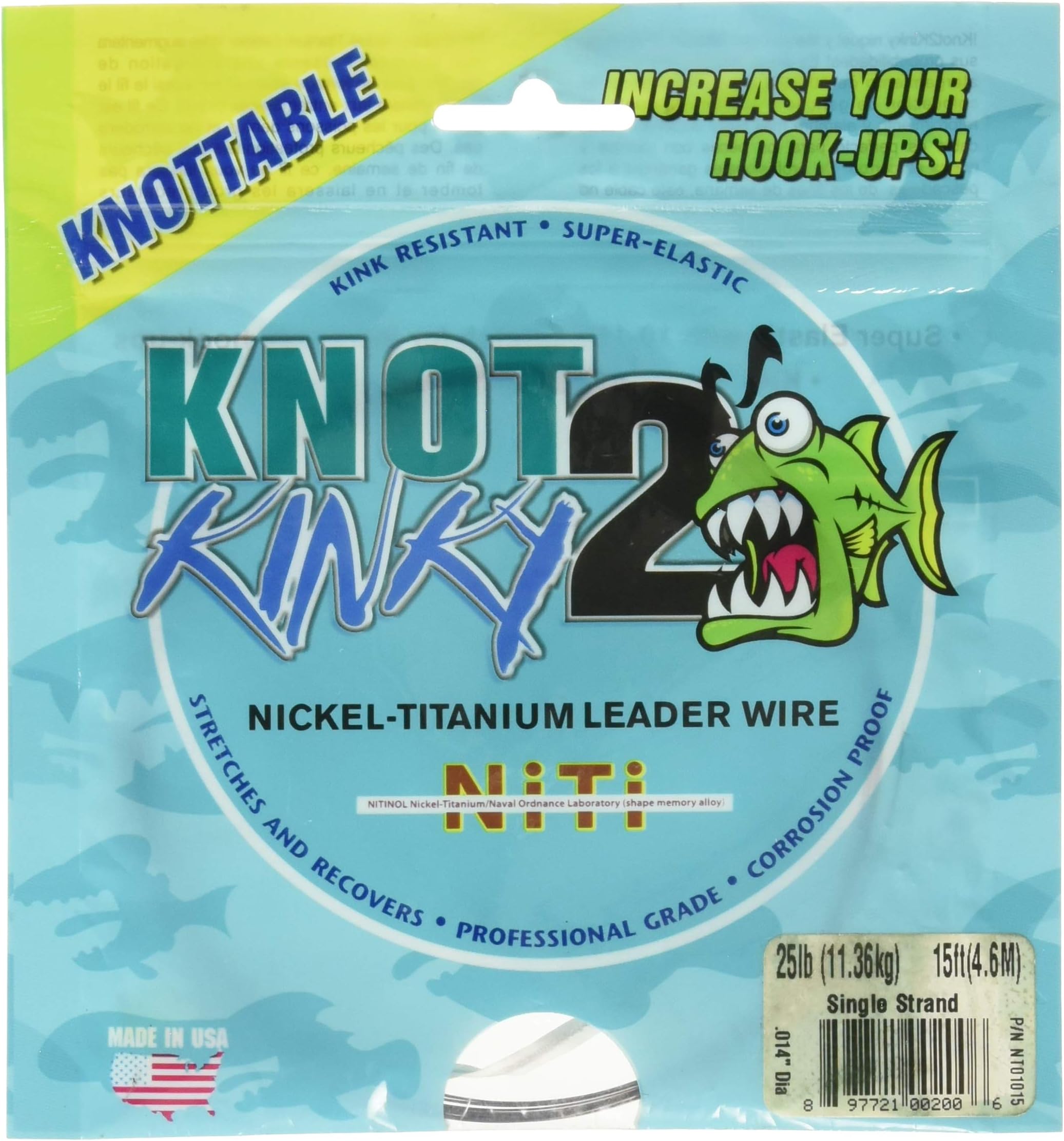 Knot-2-Kinky Nickel-Titanium Leader Wire