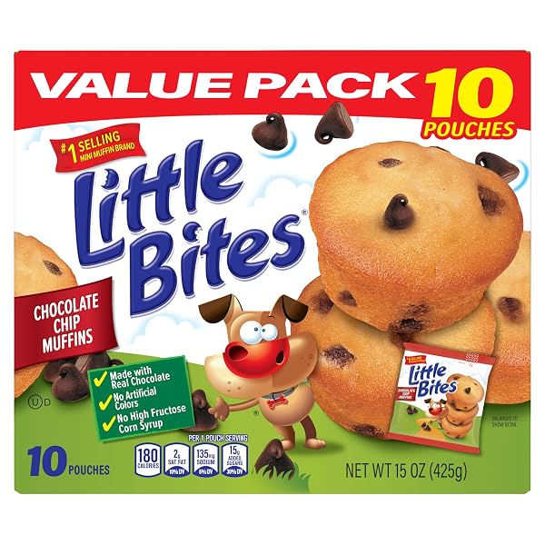 (VALUE PACK) LITTLE BITES CHOCOLATEY CHIP MUFFINS, 10...