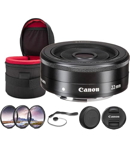 Amazon.com : Canon EF-M 22mm f2 STM Compact System Lens (Black