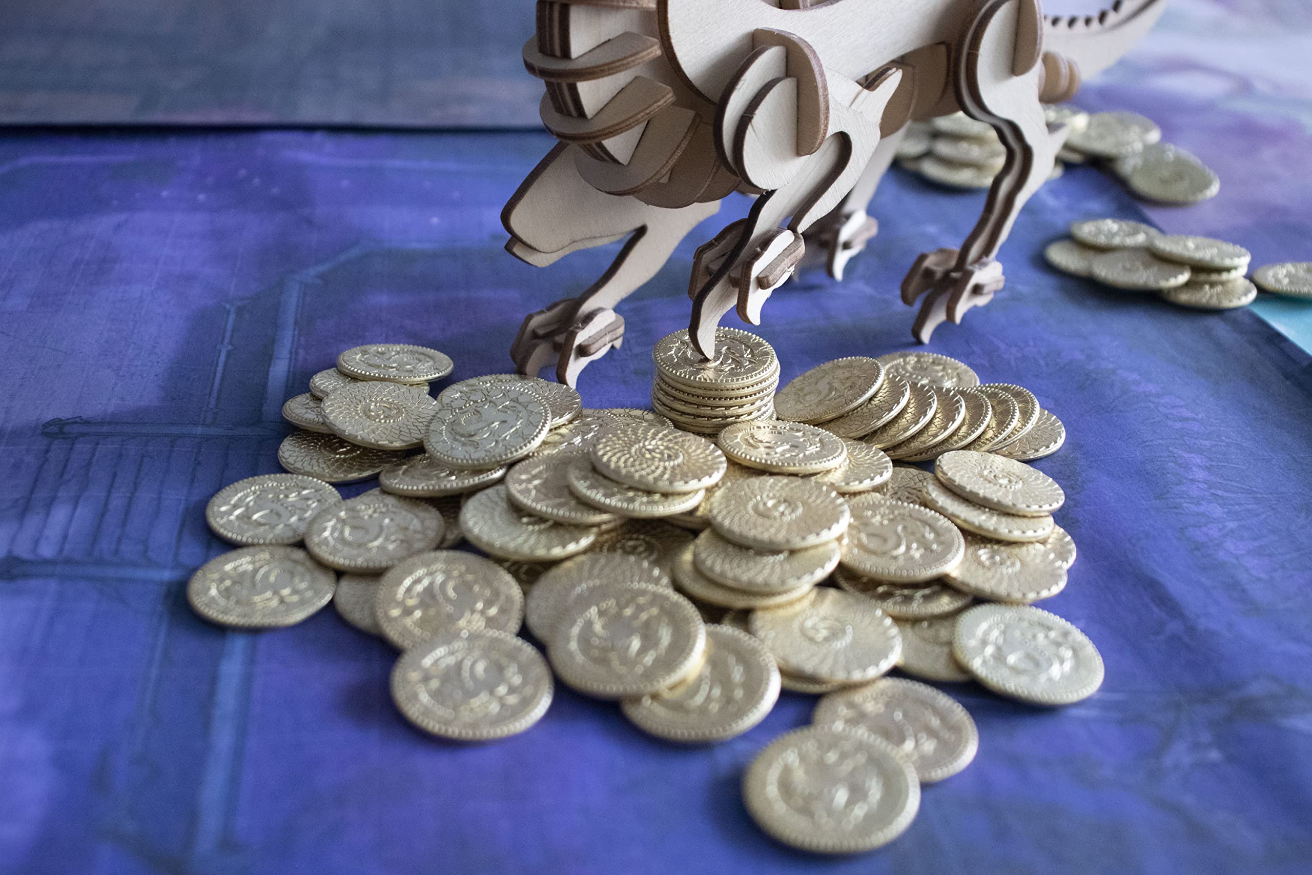 Mua ドラゴンゴールドコイン、50ダンジョンとドラゴンメタルコイン、ファンタジーゴールドコインとヴィンテージ牛革巾着ポケット、ボードゲーム、海賊  ゲーム、デスクトップロールプレイングゲーム、ダンジョンとドラゴン中世ゲームの小道具 trên Amazon Nhật chính hãng ...