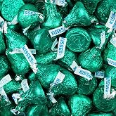 Kisses Green Chocolate Candy Kisses 5lb bag