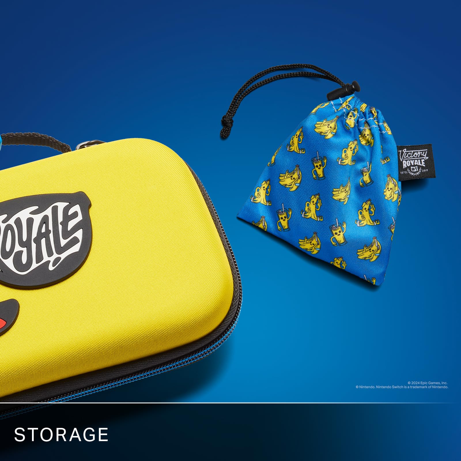 PowerA Wired Earbuds for Nintendo Switch – Fortnite Peely, 3.5 mm, Wired, Officially Licensed, Bonus Virtual Item and Matching Peely Drawstring Bag Included Mar 13, 2024