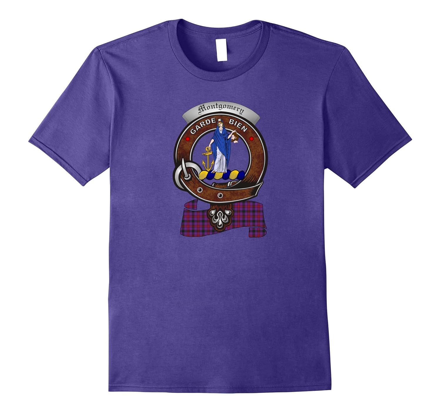 Montgomery Clan Badge T-Shirt-ANZ