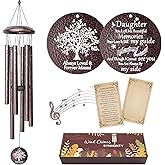 Memorial Gifts for Loss of Daughter, 25''Memorial Wind Chimes of Sympathy Gifts for Loss of Daughter,Bereavement, Condolence, Remembrance Gifts,Windchimes in Memory
