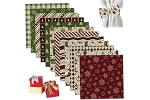 Christmas Fabric 12x12 Vintage Christmas Theme Double Sided Scrapbook Paper 24PCS Scrapbook Paper 12x12 Cardstock Pattern Wra