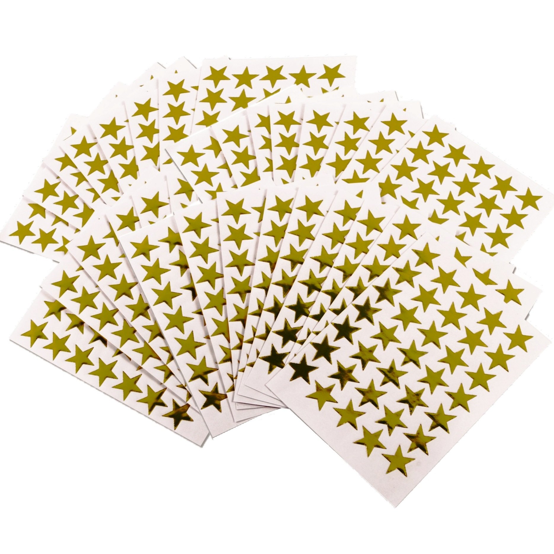 Gold Star Stickers Self Adhesive Stars - Reward - Merit - Charts for Children and Teachers x 1000
