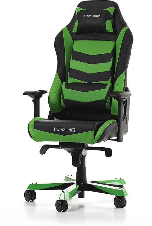 DXRacer (das Original) Iron I166 Gaming Chair für High End PC/PS4/XBOX/Nintendo, ergonomischer Schreibtischstuhl fürs Büro au