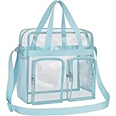 Oraben Clear Tote Bag Clear Bag Stadium Approved 12x6x12 Stadium Bag for Work, Sports Games,Gym