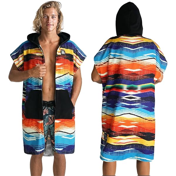 Stay Magical - Poncho de surf imprimé