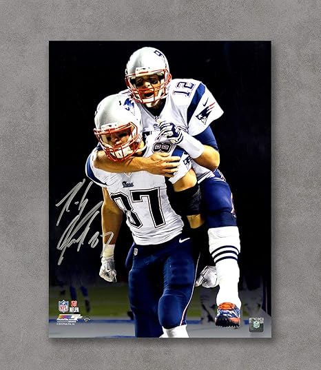 Kai Sa Tom Brady Rob Gronkowski New England Patriots Autographed Replica Poster Art Print Posters 18 24 Unframed Poster Print Amazon Ca Generic