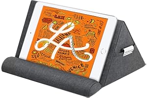 MoKo Tablet Pillow Stand, Pillow Lap Holder for iPad Tablet up to 11" for Xmas Gift, eReaders, Fit with iPad 9 10.2",iPad min