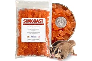 SunCoast Sugar Gliders Diced Papaya 8 oz.