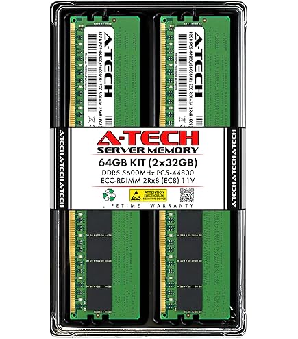 Samsung 32GB DDR5 4800MHz PC5-38400 ECC RDIMM 2Rx8 Dual Rank 1.1V