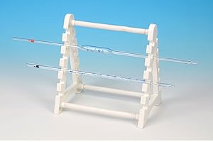 Eisco Labs Polypropylene Pipette Stand, 12 Pipettes, Horizontal