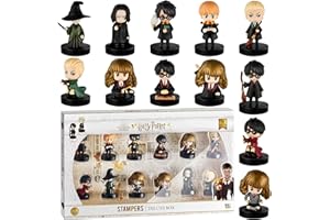P.M.I. Self Inking Harry Potter Stampers - Set of 12 - Harry Potter Accessories | Mini Toy Figurines for a Harry Potter Party, Cake Topper, Collectibles, 2.5 Inches
