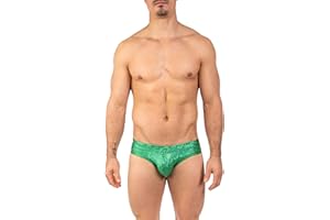 Gary Majdell Sport Mens Hot Prints Bikini Swimsuit with Contour Pouch