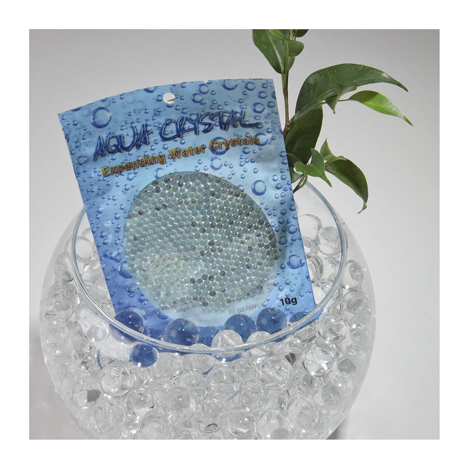 Aqua Crystal® Expanding Water Storing Gel Bead Crystals CLEAR 20g
