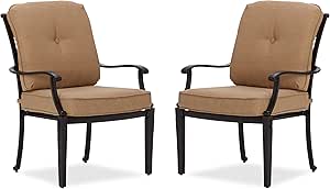 Amazon.com : Strathwood Whidbey Cast-Aluminum Deep-Seating ...