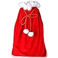 ARAD Velvet Santa's Gift Sack with Cord Drawstring