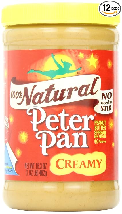 Peter pan 100% Natural creamy Peanut Butter (045300005362)