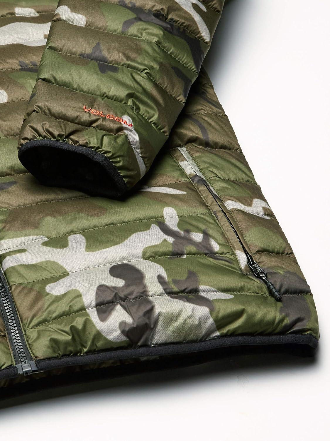 Volcom mens Puff Puff Give Bubble Goose Nylon Full Down Snow Jacket: Clothing