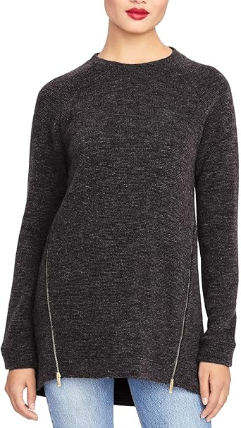 rachel roy zip asymmetrical sweater