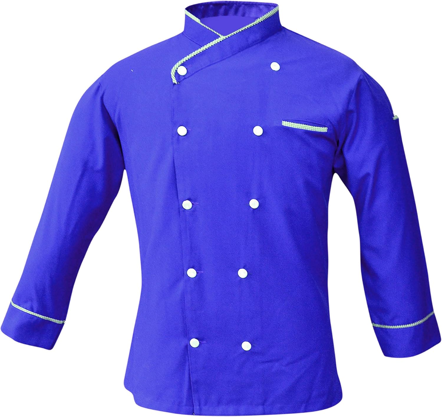 Chef Coat Lightweight with White Piping (XS4XL) Clothing